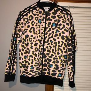 Adidas cheetah zip up